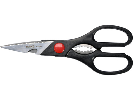 NOŻYCZKI KUCHENNE  Z OTWIERACZEM I DZIADKIEM DO ORZECHÓW