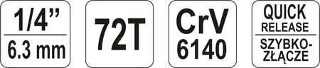 GRZECHOTKA WYGIĘTA 1/4cal