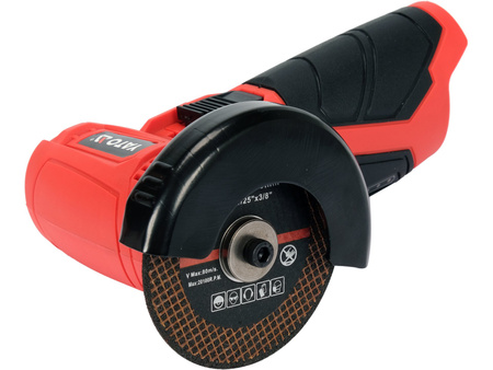 PRZECINARKA 12V NA TARCZE KORUNDOWE, DIAMENTOWE V-MAX 19500 OBR/MIN