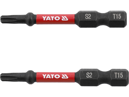 BITY UDAROWE 1/4"X50 MM T15 2 SZT