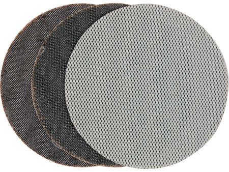 KRĄŻEK Z SIATKI ŚCIERNEJ Z RZEPEM 225MM 3SZT. P180 DO SZLIFIERKI