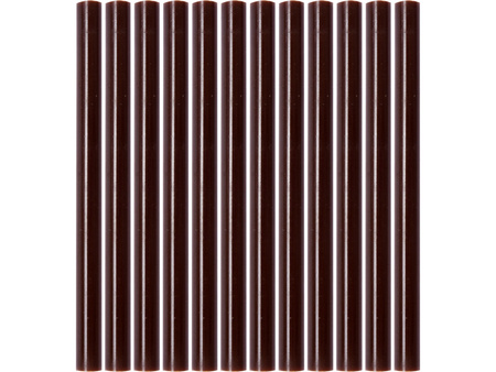 KLEJ TERMOTOPLIWY UNIWERSALNY 7,2X100MM 12SZT BRĄZOWY
