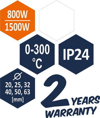 ZGRZEWARKA DO RUR 1500W