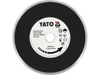 TARCZA DIAMENTOWA, SEGMENT CIĄGŁY 200X25,4 MM