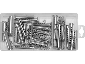 ZESTAW ZAWLECZEK I SWORZNI Z OTWORAMI 56 SZT