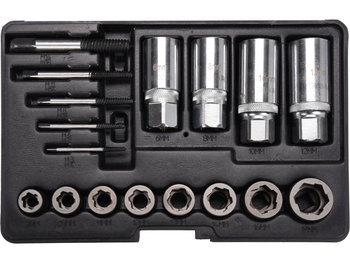 UNIWERSALNY ZESTAW WYKRĘTAKÓW DO ŚRUB, SZPILEK 17 CZĘŚCI