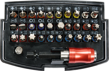 ZESTAW KOŃCÓWEK ŚRUBOKRĘTOWYCH 32 SZT.