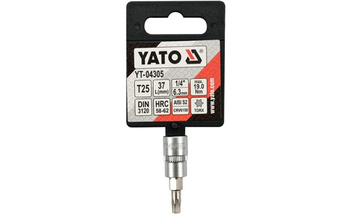 KLUCZ TRZPIENIOWY TORX 1/4" T25 L37MM