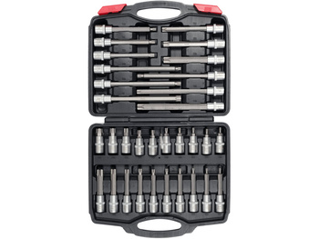 ZESTAW KLUCZY TRZPIENIOWYCH 1/2" TORX 32 SZTUK
