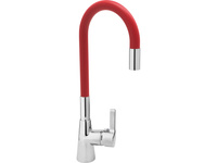 BATERIA ZLEWOZMYWAKOWA Z ELASTYCZNĄ WYLEWKĄ- 'FLEXIBLE' RED