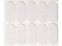 PODKŁADKI FILCOWE 20X45 MM BIAŁE