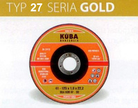 TARCZA 27 125X6X22,2 96A30QBF-80 INOX GOLD PERFECT