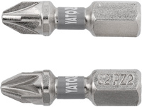 BITY 1/4"X25 MM PZ2 2 SZT NI
