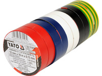 ZESTAW TAŚM ELEKTROIZ 12MMx10M  MIX 10CZ