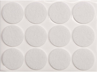 PODKŁADKI FILCOWE 28 MM BIAŁE