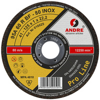 ŚCIERNICA 41 125x1,6x22,2 95A46R BF-80 INOX