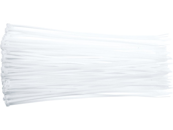 OPASKI PLASTIKOWE 300X3,6 100SZT. BIAŁE