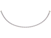 WĄŻ PRZYŁĄCZENIOWY F/F 1/2" 3/8" 800MM