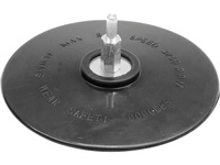 TARCZA GUMOWA Z TRZPIENIEM, FI 125 MM
