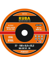 TARCZA 27 180X6X22,2 96A30TBF-80 BLACK PERFECT