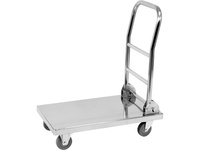 WÓZEK PLATFORMOWY SKŁADANY ZE STALI NIERDZEWNEJ