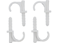 UCHWYTY MONTAŻOWE, INSTALATORSKIE Z KOŁKIEM SZYBKIEGO MONTAŻU DO RUR 22MM 4SZT.