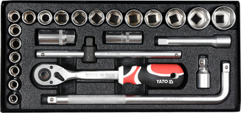 YT-12671 ZESTAW NARZĘDZIOWY 25CZ. 1/2"
